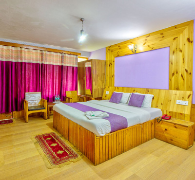 Hotel Rajhans Manali and hotel booking Room