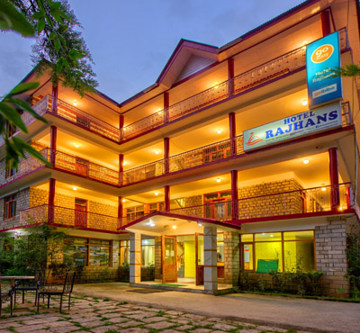 Hotel Rajhans Manali and hotel booking Room
